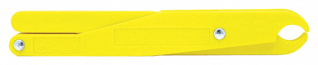 FUSE PULLER, 9/32 IN TO 1/2 IN, 30 A, 250 V VOLT RATING, 5 IN L