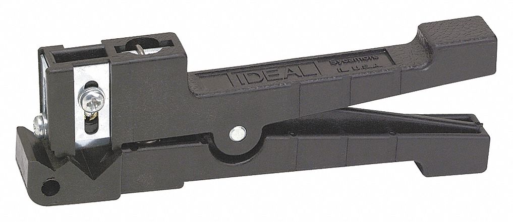CABLE STRIPPER, 3/16 TO 5/16 IN, FOR RG-59/RG-6 CABLE DESIGNATION, 6 IN L, STANDARD CUSHION GRIP