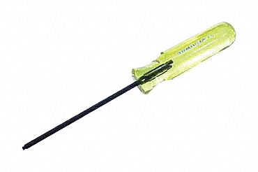 SCREWDRIVER, ACETATE HANDLE, #0 TIP, NOT INSULATED, 6¾ IN L