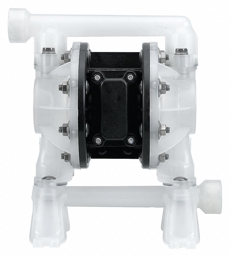 DOUBLE DIAPHRAGM PUMP,AIR OPERATED,150F