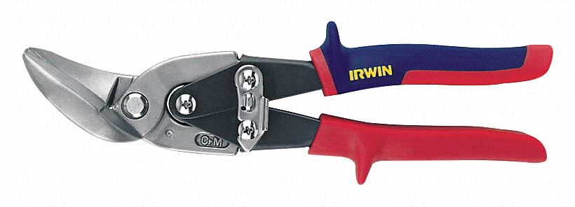 AVIATION SNIP, LEFT/STRAIGHT, 10 IN OVERALL L, 1¼ IN CUTTING L, STEEL, MULTI-COMPONENT