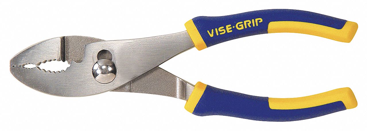 SLIP JOINT PLIERS, BLACK OXIDE, NICKEL CHROME FINISH, 6 IN L