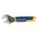ADJUSTABLE WRENCH, ALLOY STEEL, CHROME, 12 IN OVERALL L, 1 1/2 IN JAW CAPACITY