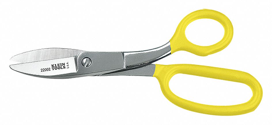 SHOP SHEAR, PLASTIC HANDLE, SHEAR, 8 1/2 IN OVERALL L