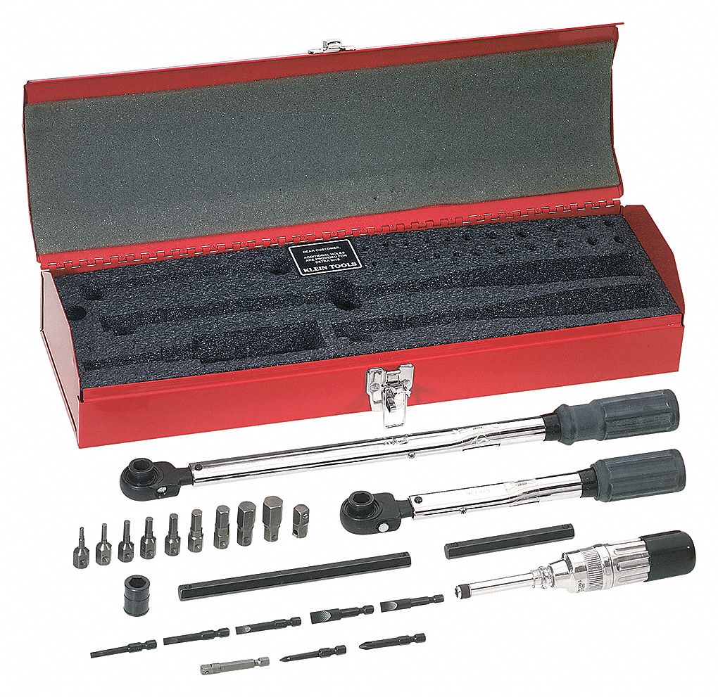 ELECTRICIANS TOOL KIT, 25 TOTAL PIECES, DRIVERS AND BITS/WRENCHES, TOOL BOX
