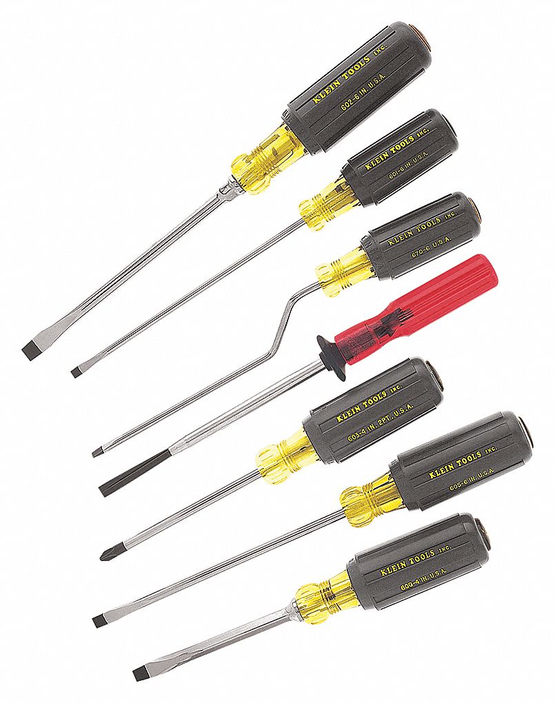 SCREWDRIVER SET 7PC CUSHION+REGULAR