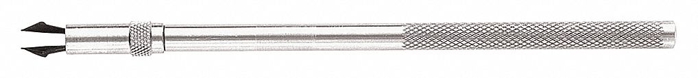 SCREW STARTER SCREWDRIVER, 1/2 IN TIP SIZE, 5 IN OVERALL L, 3 IN SHANK L, KNURLED GRIP