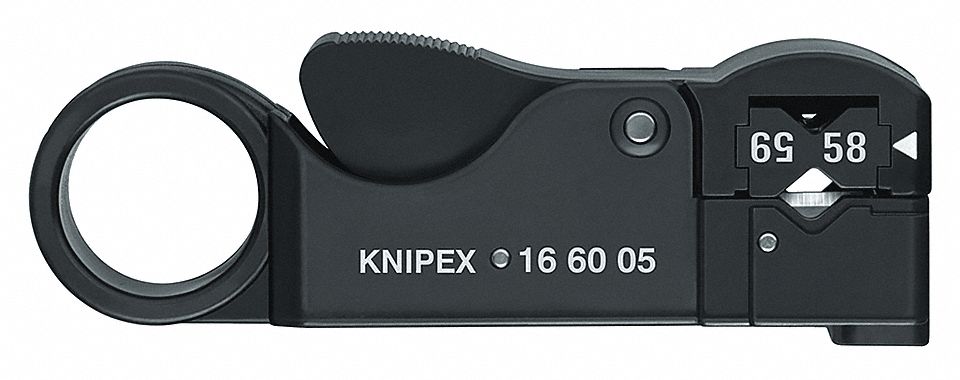 CABLE STRIPPER, MANUAL, 22 TO 8 AWG, FOR RG-59 CABLE DESIGNATION, 8 IN OVERALL L, 6 TO 8 IN