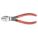 HIGH LEVERAGE DIAGONAL CUTTING PLIER, STANDARD, STRAIGHT, OVAL, ¾ IN JAW L, 1⅛ IN JAW W