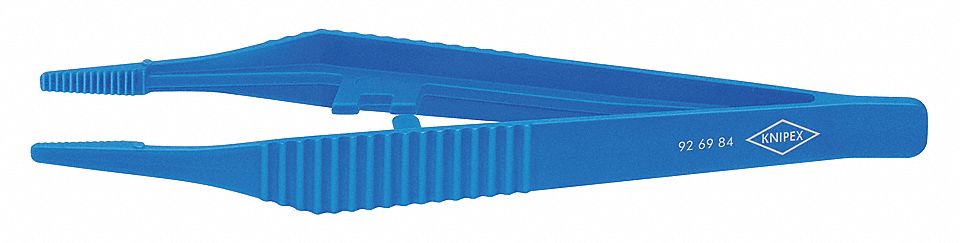 PLASTIC TWEEZERS, PLASTIC, ROUND, STRAIGHT TIP, 2 MM TIP THICK