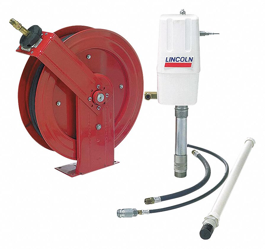 Lincoln Pump with Reel and Meter Package 4283