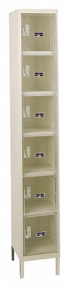 LOCKER SAFETY VIEW PLUS 6-TIER 1-WI