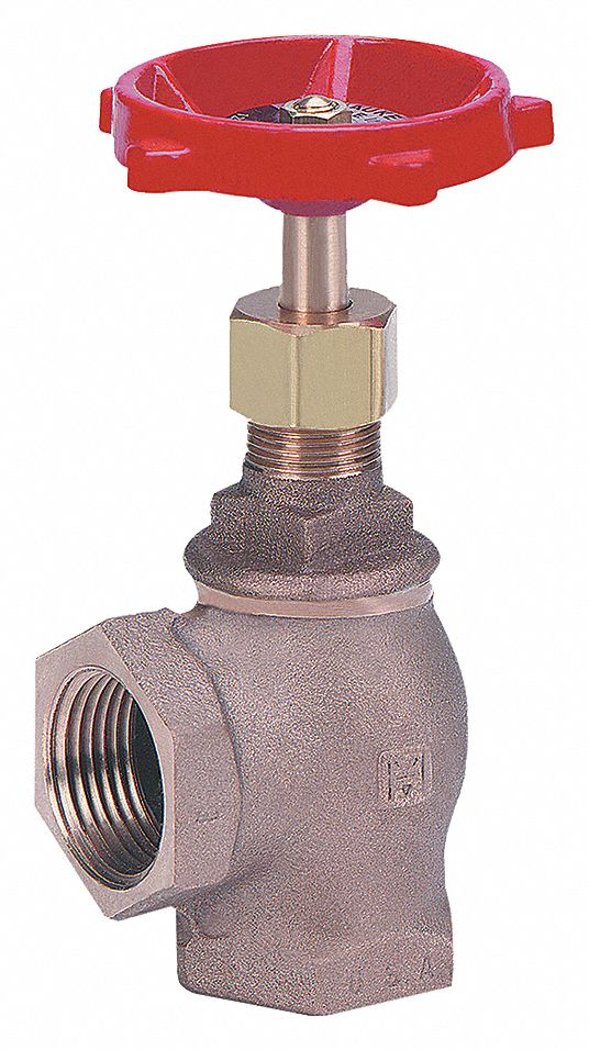 GLOBE VALVE, 1½ IN, BRONZE, FNPT THREAD, 200 PSI