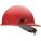 CASQUE DE SÉCURITÉ, CSA, TYPE 1, CLASSE C/G, FIBRE DE VERRE, CLIQUET QUICK-LOK 8 PTS, REBORD, ROUGE