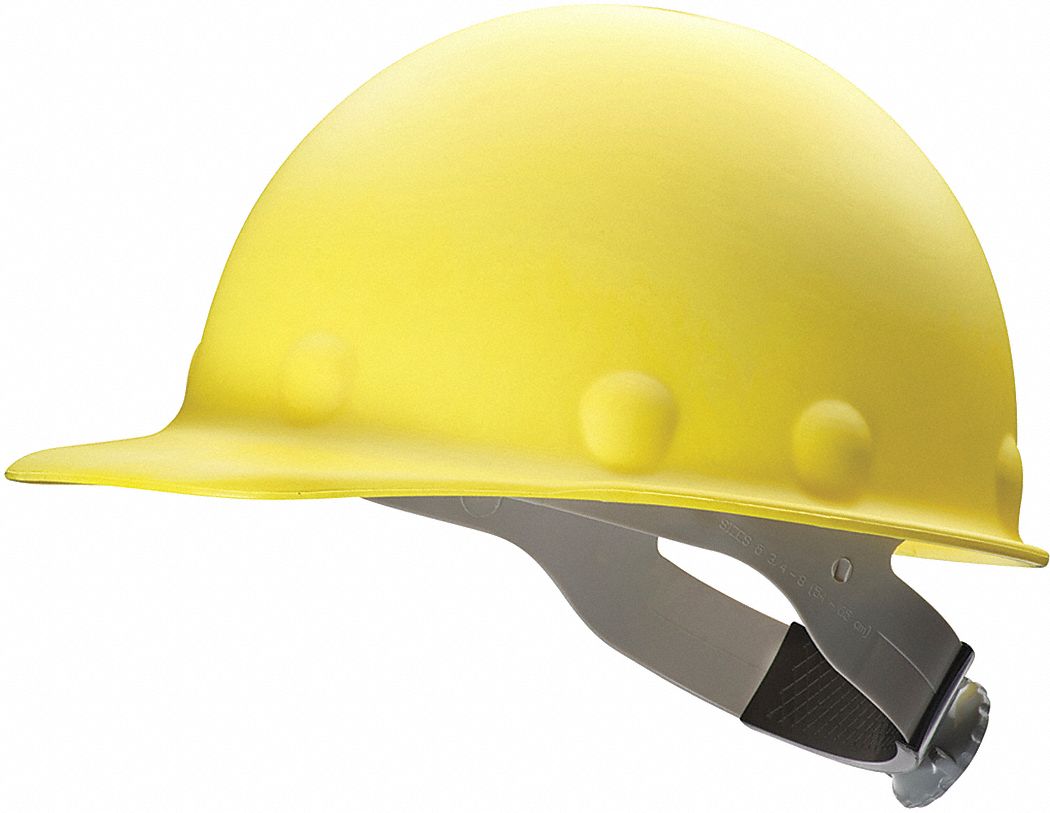 CASQUE DE SÉCURITÉ, CSA Z94.1-2015, TYPE 1, CLASSE C/G, FIBRE DE VERRE, SWINGSTRAP 8 PTS, BORD AVANT, JAUNE