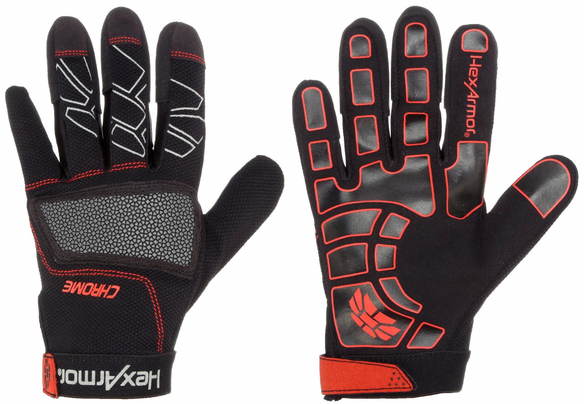 MECHANICS GLOVES, M (8), SYNTHETIC LEATHER WITH PVC GRIP, COTTON