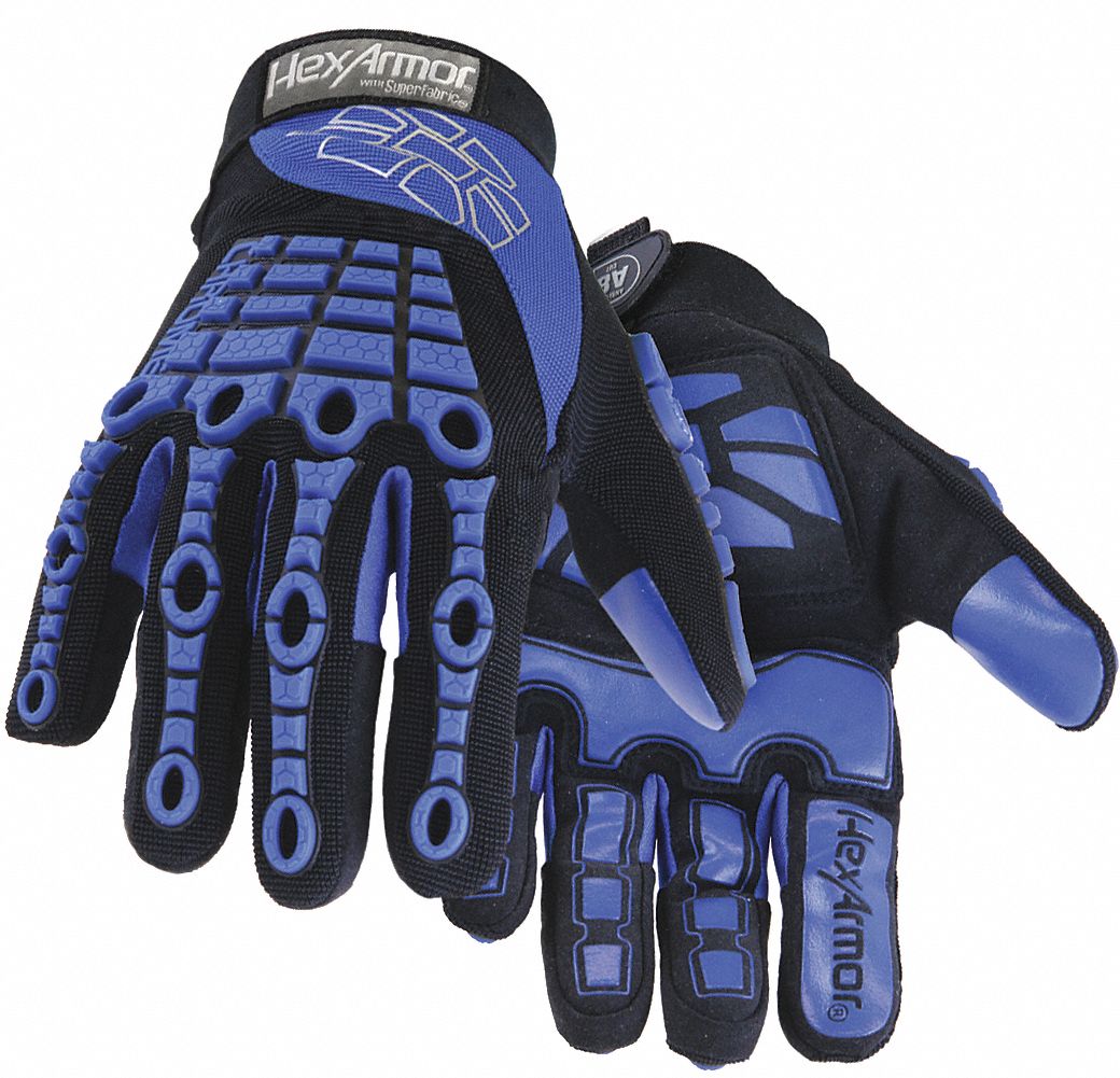 HEXARMOR Mechanics Gloves, L, Mechanics, 1 PR 15U4904024L (9