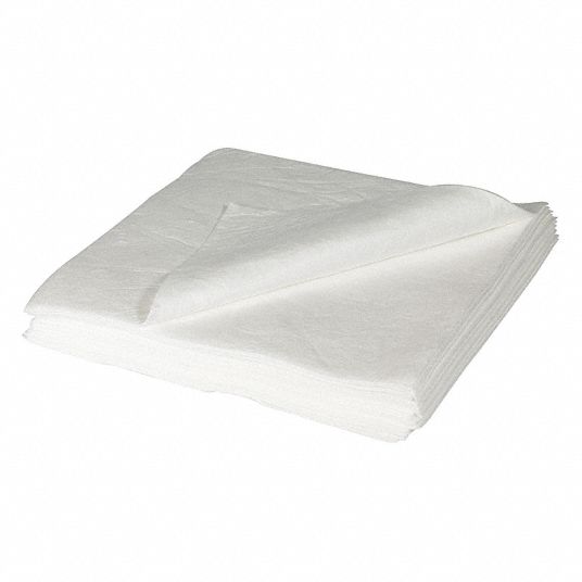 BRADY SPC ABSORBENTS, 81 oz Volume Absorbed Per Pad, 16 gal (25 Pads