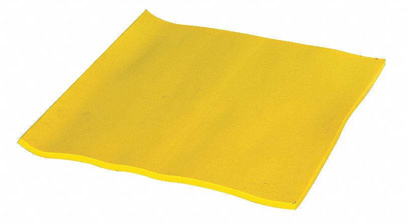 JOINT DE VIDANGE, PVC, ÉTANCHÉITÉ PARFAITE, 18 PO X 18 PO, POUR DIMENSION DE DRAIN MAX 12 X 12 PO, CARRÉE, JAUNE