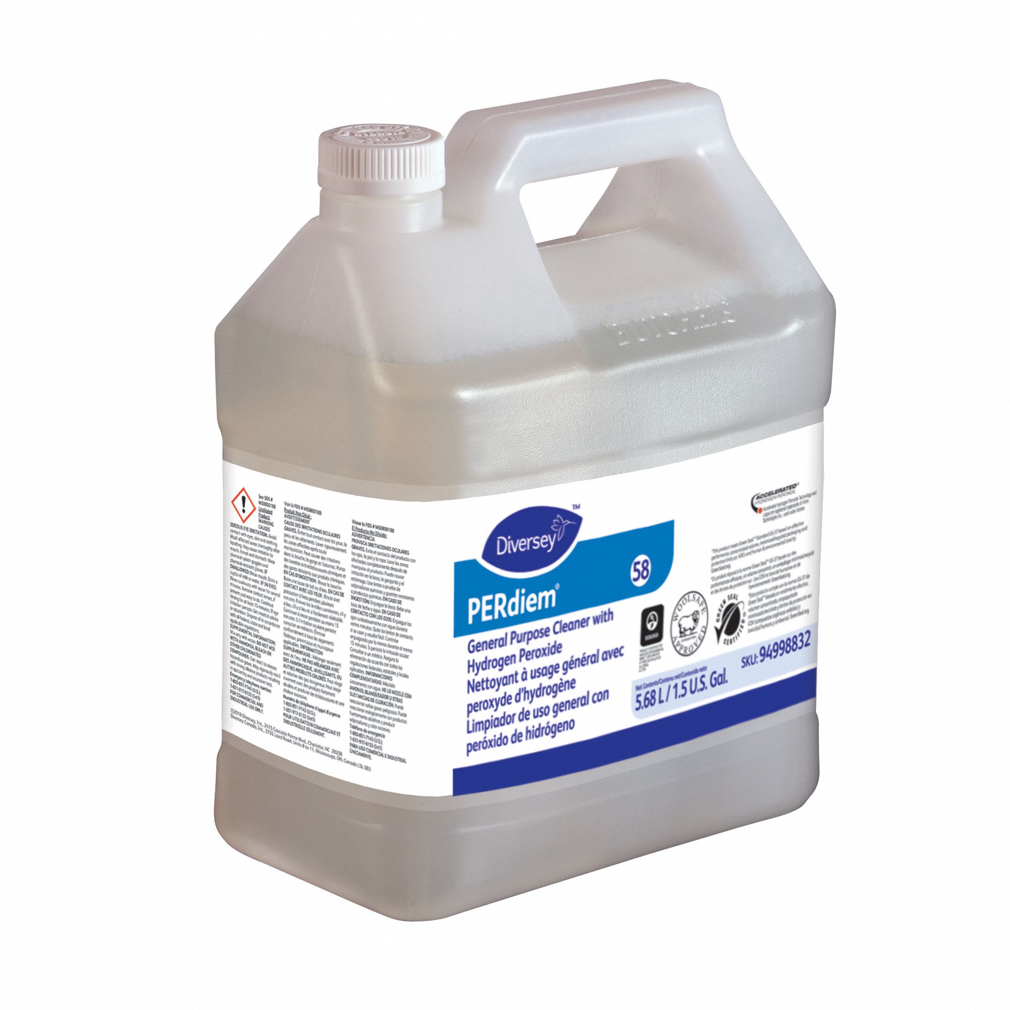 DIVERSEY, PERdiem, 58, All Purpose Cleaner 15V14394998832 Grainger