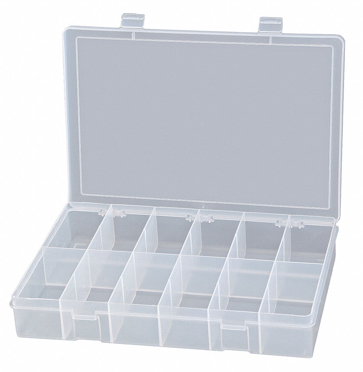 15V207 - Compartment Box 12 Compartments Clear