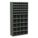 PIGEONHOLE BIN UNIT, 34 IN X 12 IN X 66 IN, 60 COMPARTMENTS, 12 IN, GREY, STEEL