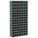 PIGEONHOLE BIN UNIT, 34 IN X 12 IN X 66 IN, 112 COMPARTMENTS, GREY, STEEL, POWDER COATED