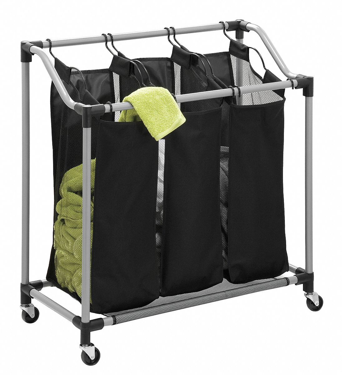 LAUNDRY SORTER, 3-COMPARTMENT