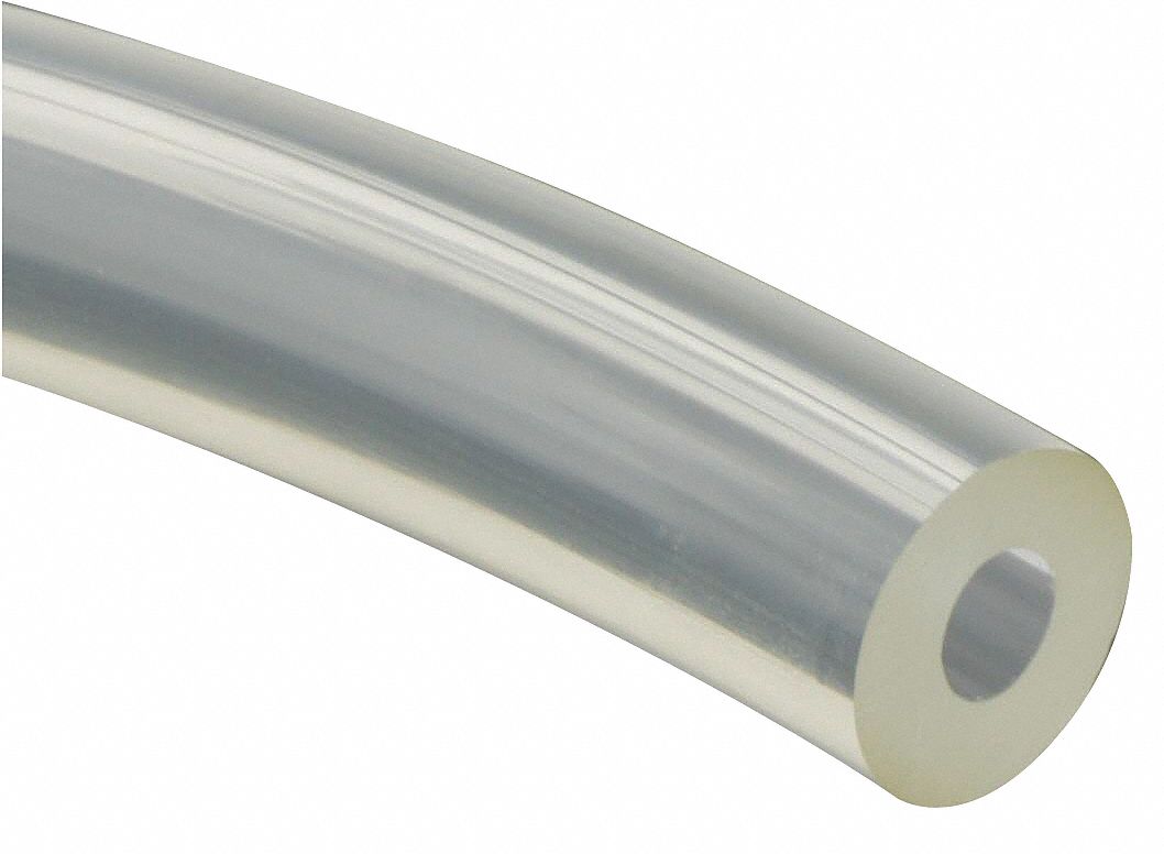 100 ft Length Clear High-Performance Urethane Round Belting 3/8 inch Diameter 