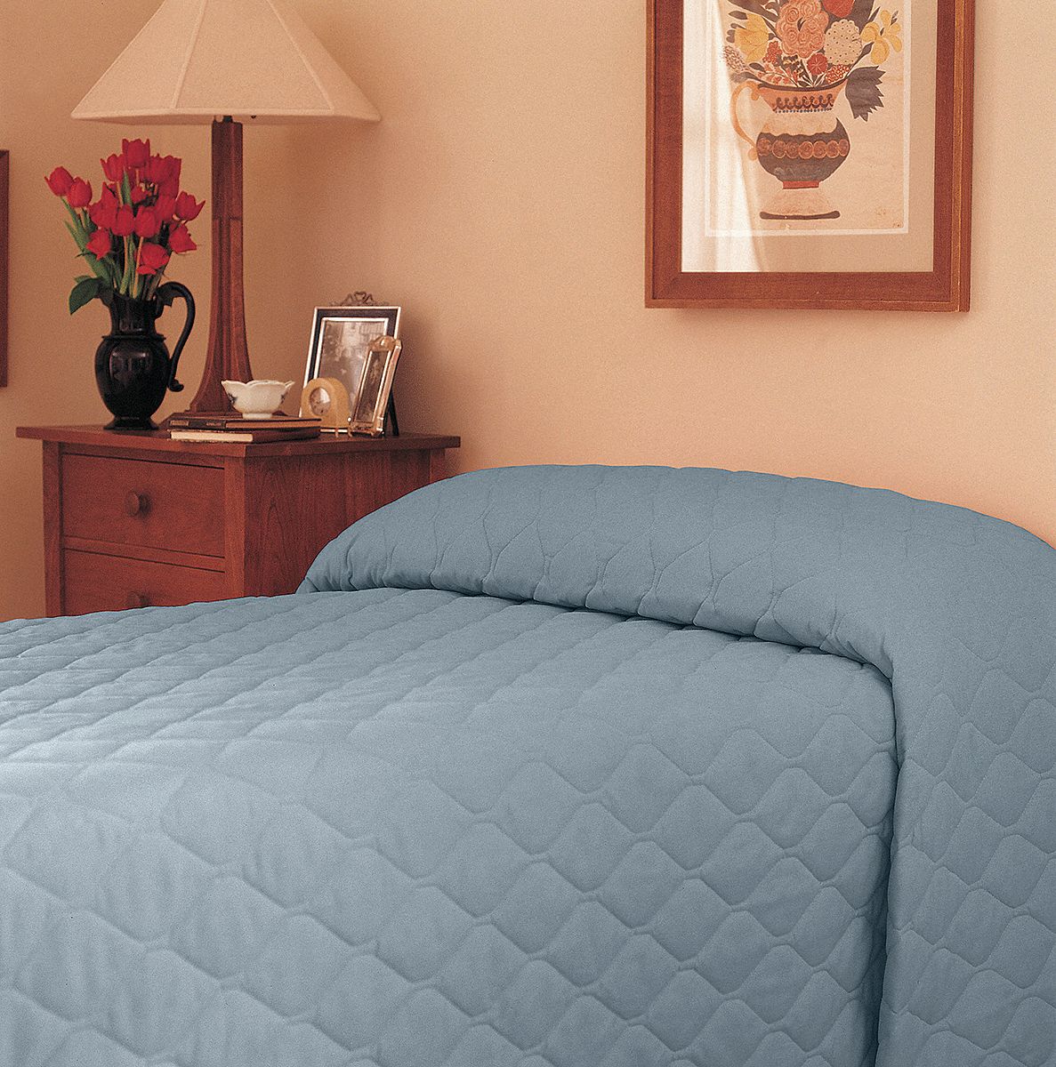 BEDSPREAD,QUEEN,SLATE