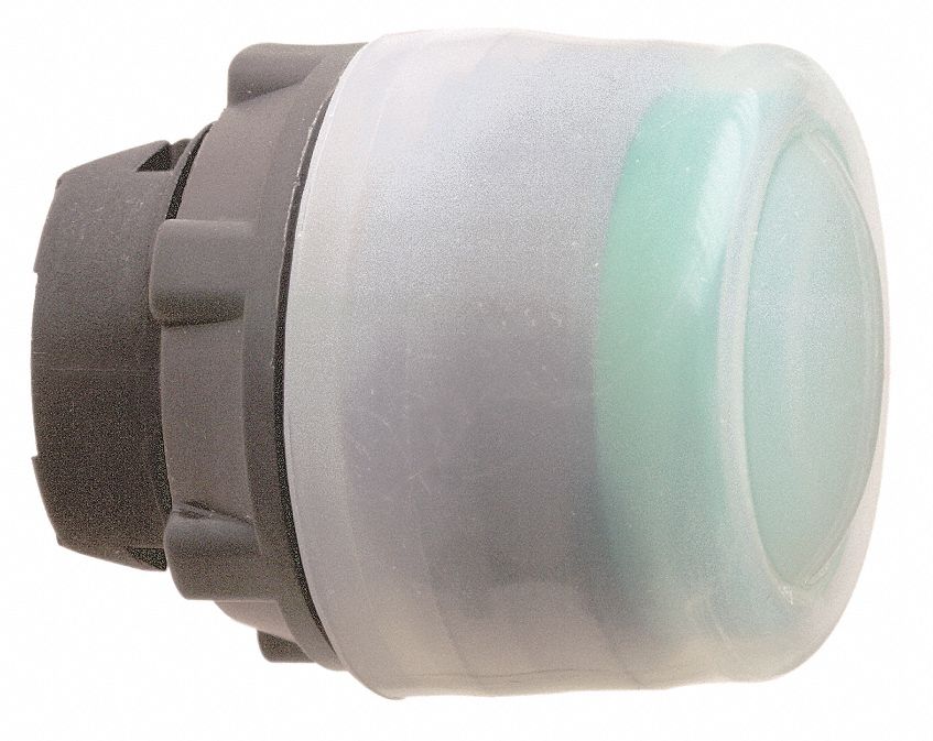 H6995 Flush Push Button Green Non-Illum 22mm