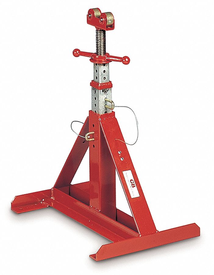 TELESCOPING REEL JACK,24 X 16 X 22-54 IN