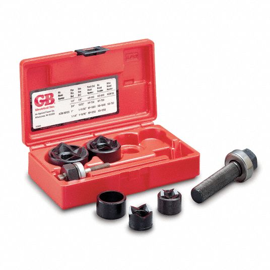 GARDNER BENDER Knockout Punch Driver Set 10 ga_12 ga Max Sheet Metal