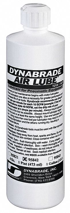 Air Lubricant, 1 pt. Container Size