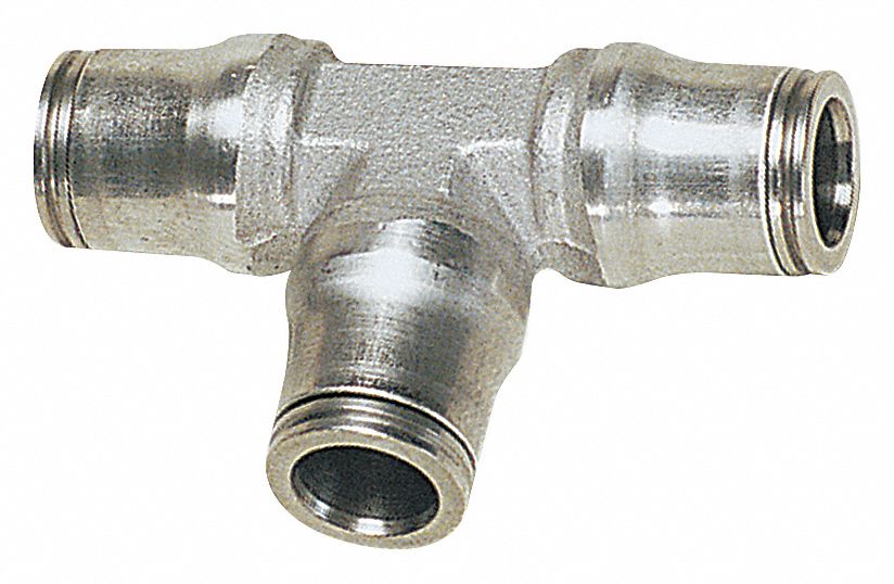 UNION TEE: 316L STAINLESS STEEL, TUBE X TUBE X TUBE, FOR ½ IN X ½ IN X ½ IN TUBE OD, 2 PK