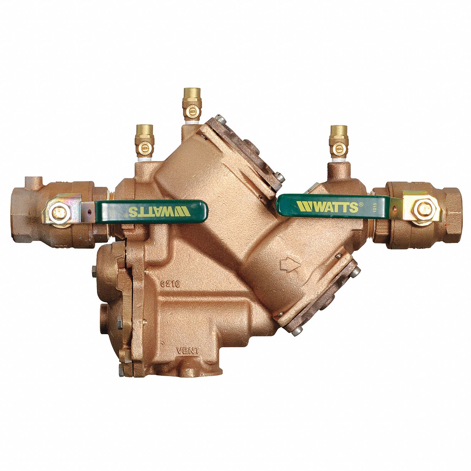 WATTS Reduced Pressure Zone Backflow Preventer Watts 909, 1 1/2 in