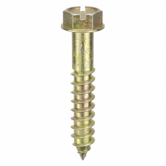 1 1/2 in Overall Lg, 1/4 in Dia, Concrete Anchor Screw - 15W124|14112HS ...