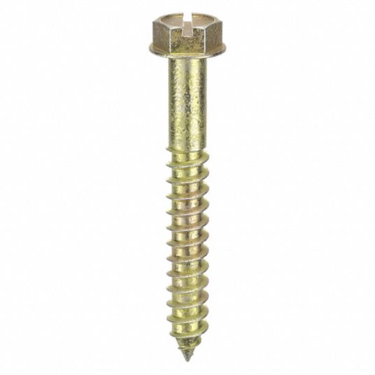 2 in Overall Lg, 1/4 in Dia, Concrete Anchor Screw - 15W125|14200HS ...