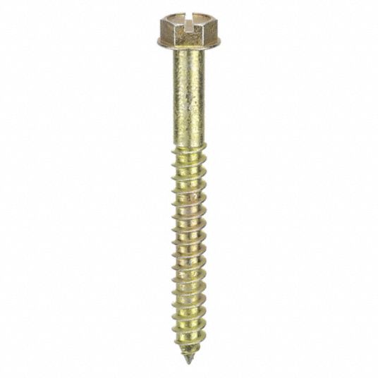 2 1/2 in Overall Lg, 1/4 in Dia, Concrete Anchor Screw - 15W126|14212HS ...