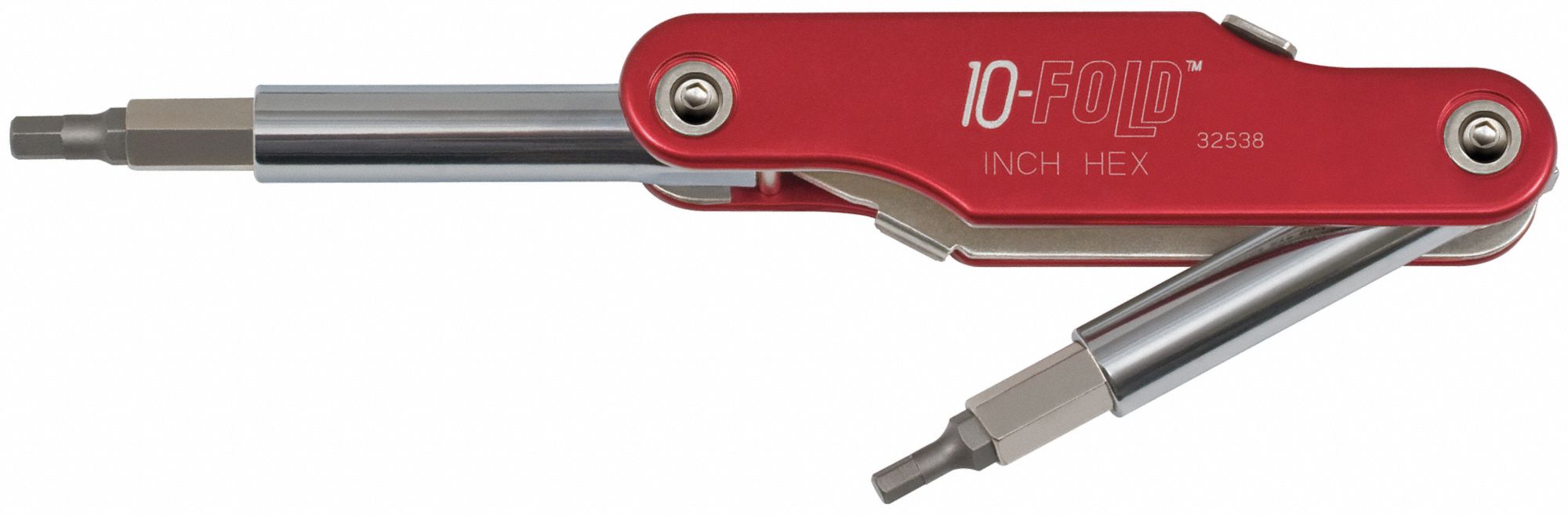 MULTI-BIT SCREWDRIVER, HEX TIP, 10 TIPS, 9 1/2 IN OVERALL L, QUICK CHANGE, PLAIN GRIP