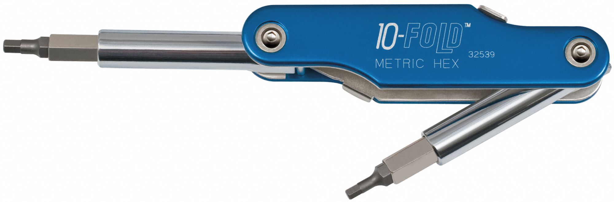 Klein Tools Multi-bit Screwdriver: 10 Tips, 9 3 4 In Overall Lg, Quick 