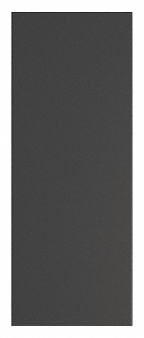Partition Panel: 58 in x 22 in x 1/2 in, Phenolic, Matte, Black, Wall and Column Anchored