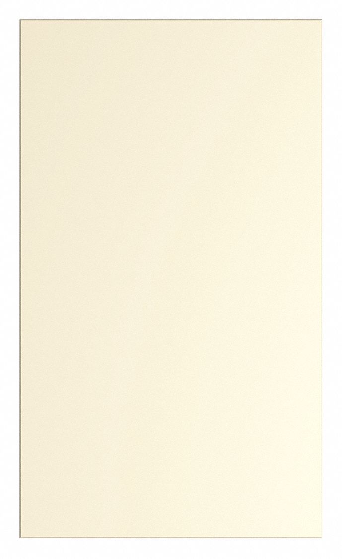 Partition Panel: 58 in x 34 in x 1/2 in, Phenolic, Matte, Almond, Vandal-Resistant
