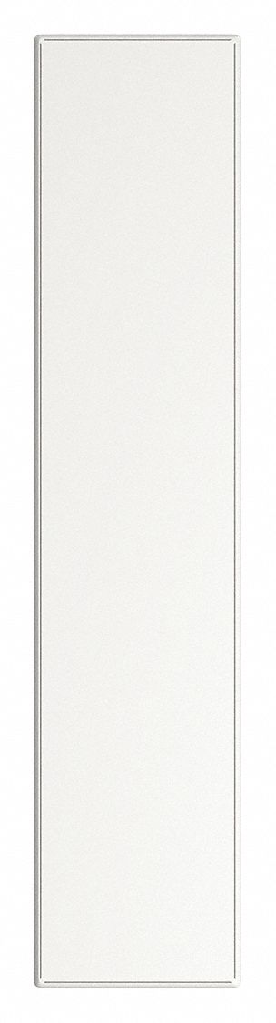 Partition Column: 82 in x 18 in x 1 1/4 in, Smooth Semi Gloss, White, Vandal-Resistant