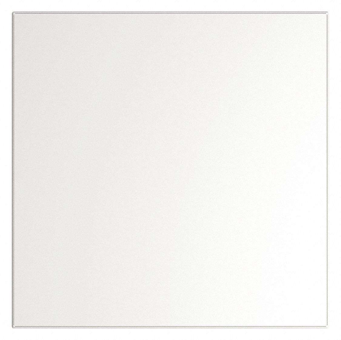 Partition Panel: 58 in x 58 in x 1 in, Smooth Semi Gloss, White, Wall and Column Anchored