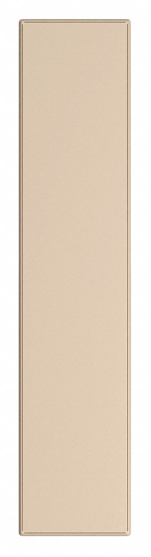 Partition Column: 82 in x 18 in x 1 1/4 in, Smooth Semi Gloss, Khaki, Vandal-Resistant