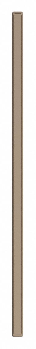 Partition Column: 82 in x 3 in x 1 1/4 in, Smooth Semi Gloss, Dark Khaki