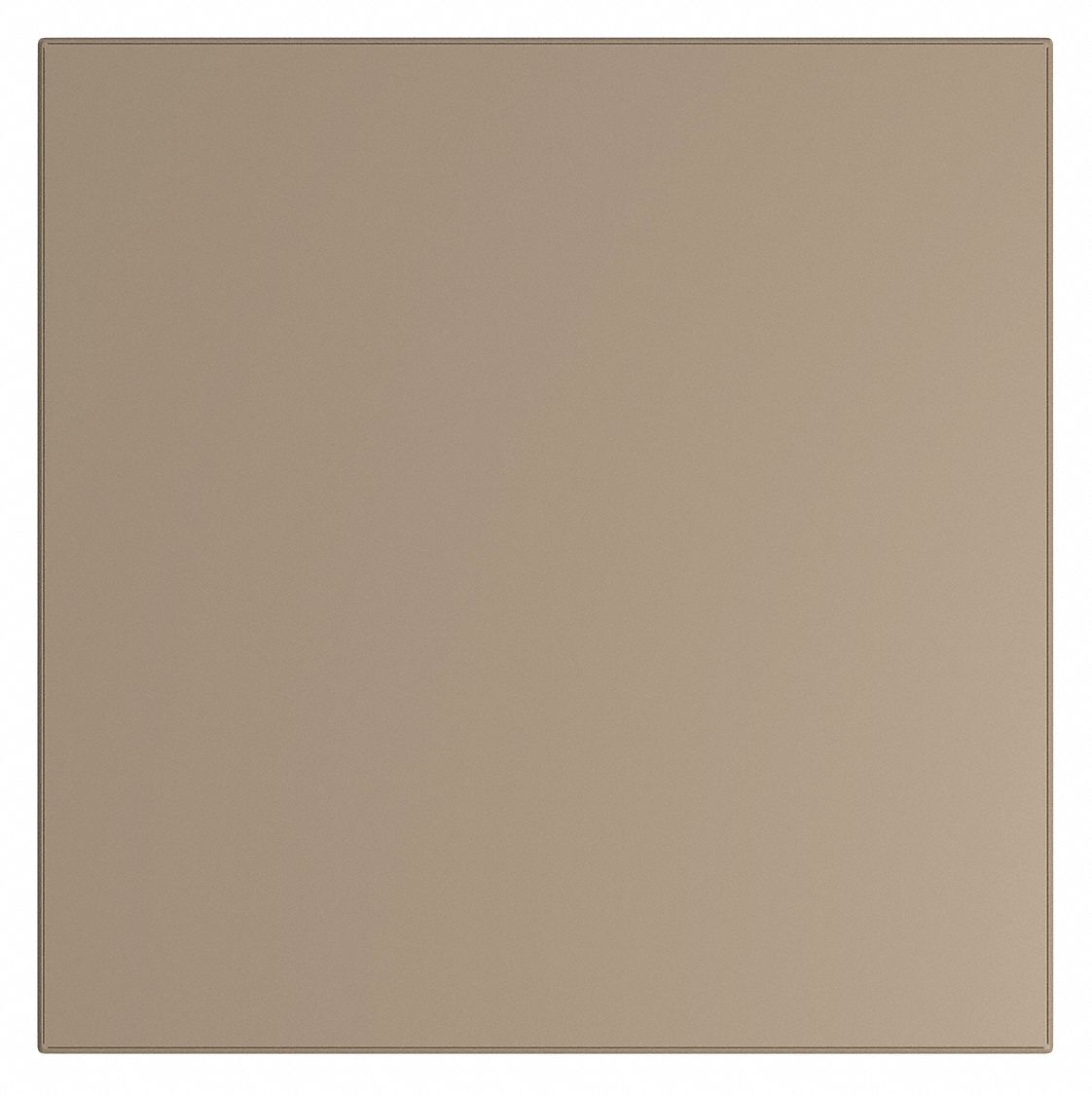 Partition Panel: 58 in x 58 in x 1 in, Smooth Semi Gloss, Dark Khaki, Vandal-Resistant