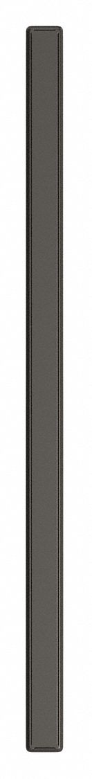 Partition Column, Black, 4 in W