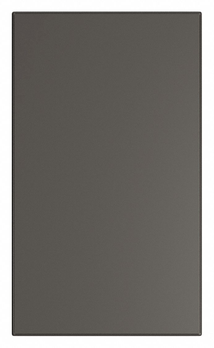 Partition Panel: 58 in x 34 in x 1 in, Smooth Semi Gloss, Black, Wall and Column Anchored